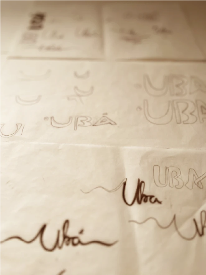 Ubá Hospedagem Autoral — visual identity