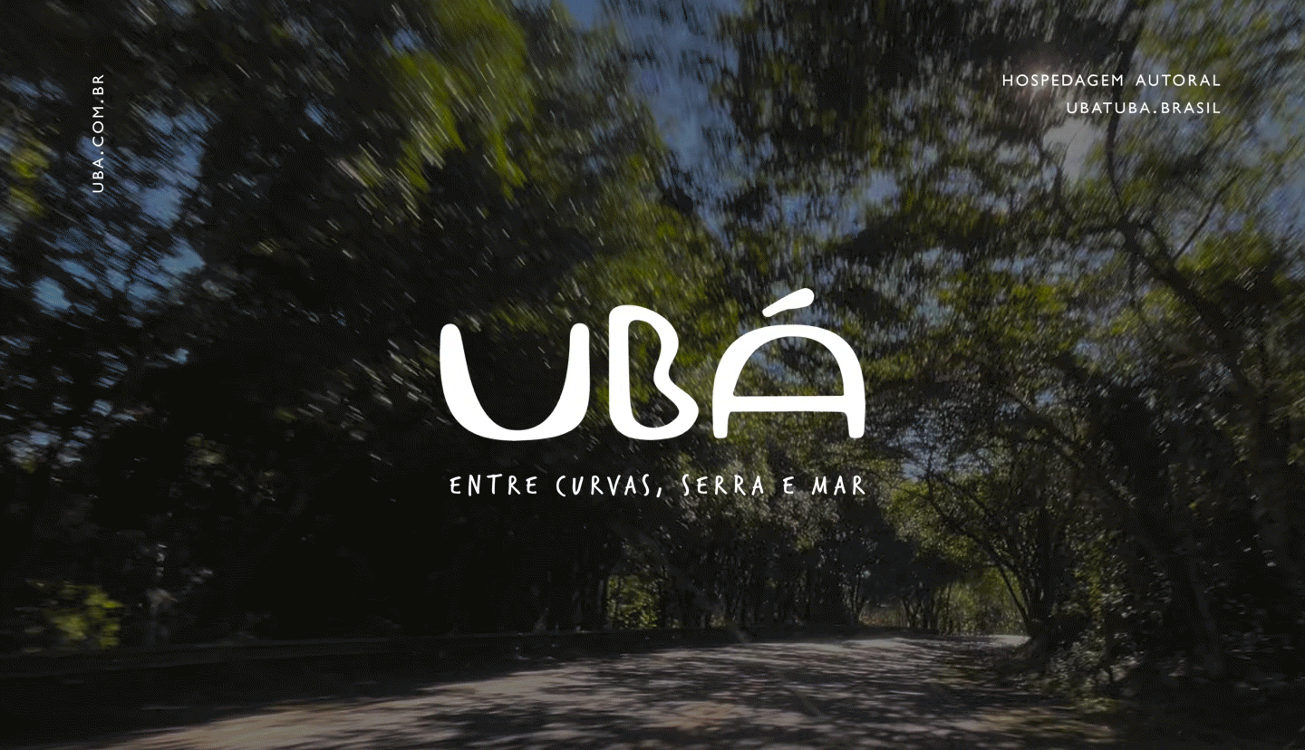 Ubá Hospedagem Autoral — visual identity