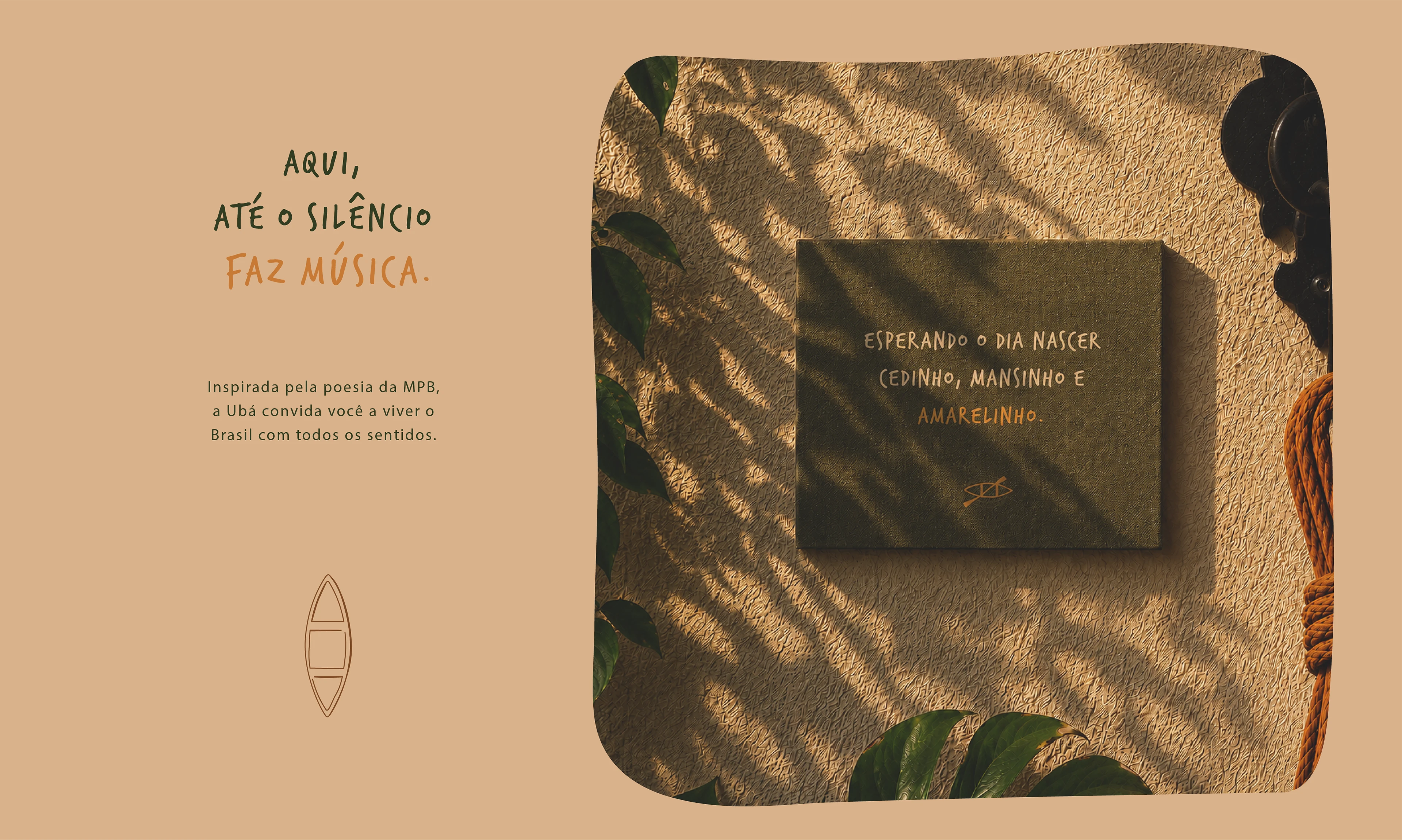 Ubá Hospedagem Autoral — visual identity