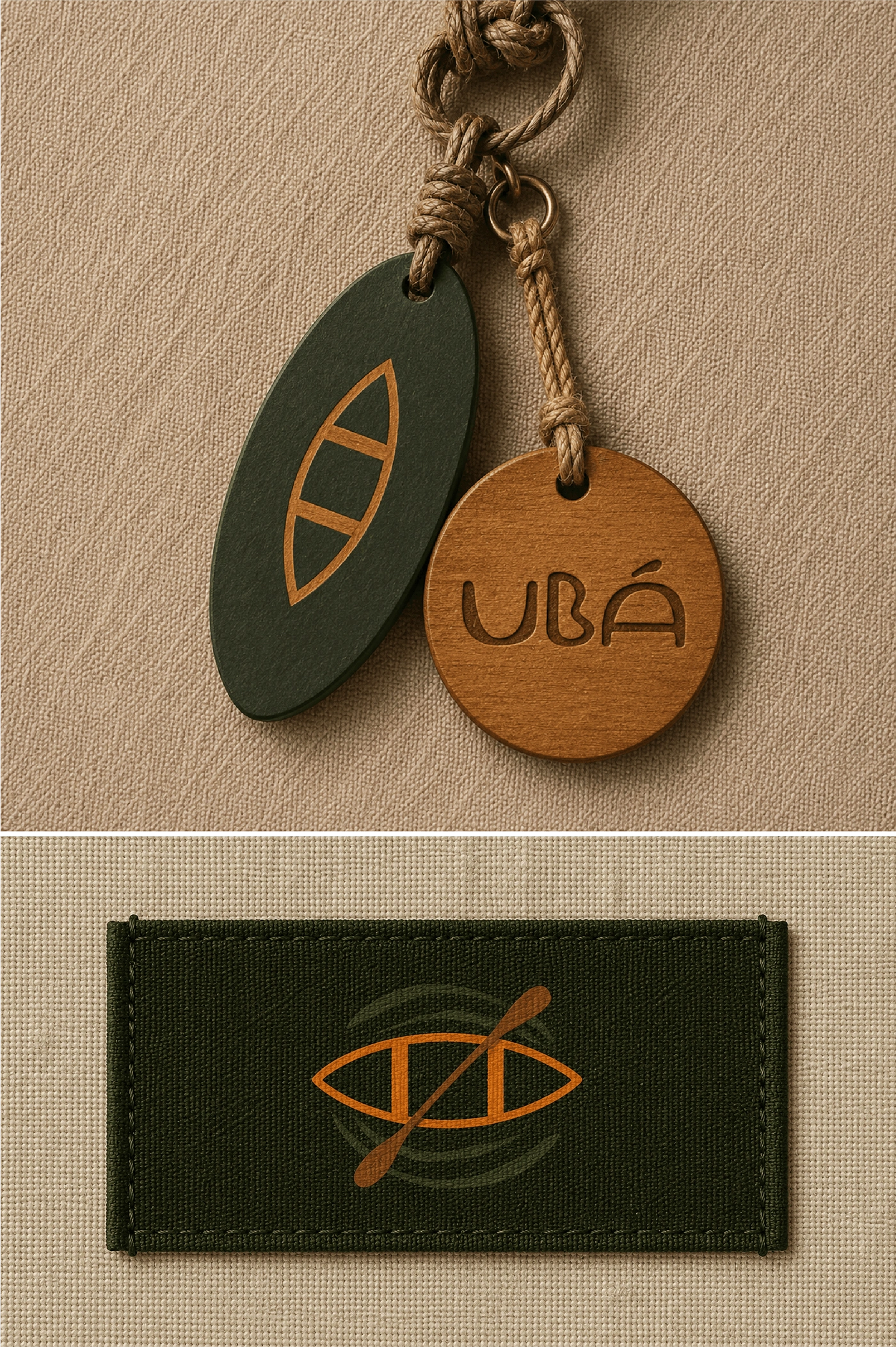 Ubá Hospedagem Autoral — visual identity