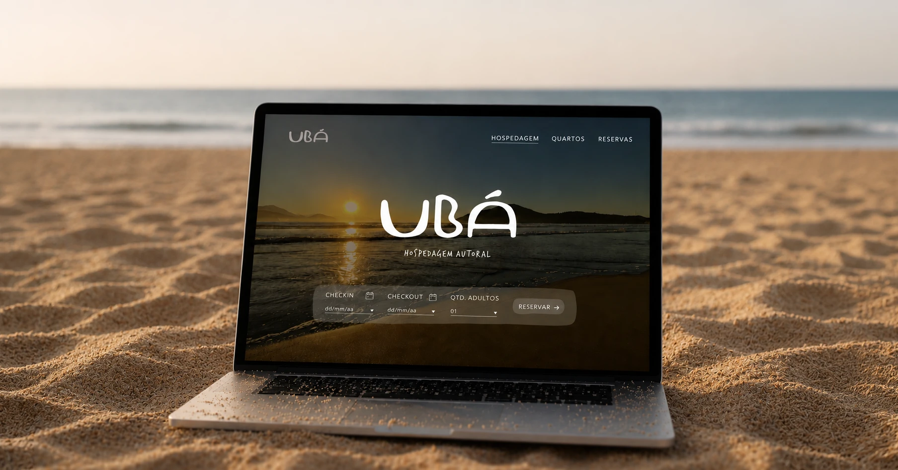 Ubá Hospedagem Autoral — visual identity